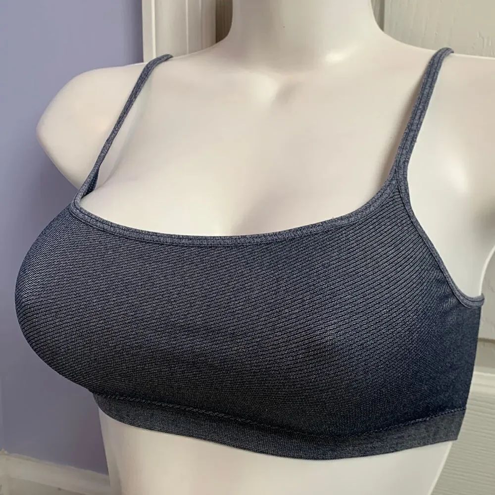 Victoria’s Secret Unlined No Wire Bra Bralette S Denim Blue